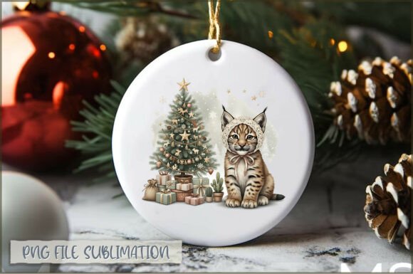 Baby Bobcat Christmas Ornament PNG: A Designer’s Review for Seasonal Illustrations