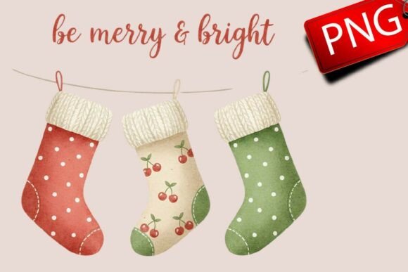 Be Merry and Bright Christmas PNG: A Review for Illustrations & Crafters