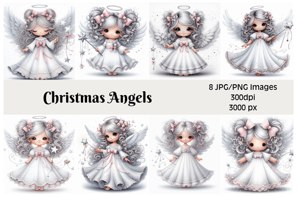 Christmas Angels: A Brand Designer’s Review of These Illustrations