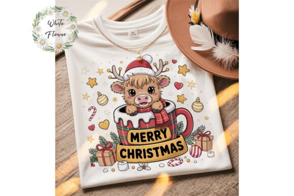 Christmas Cow Hot Cocoa Sublimation PNG: A Brand Designer’s Review for Illustrations