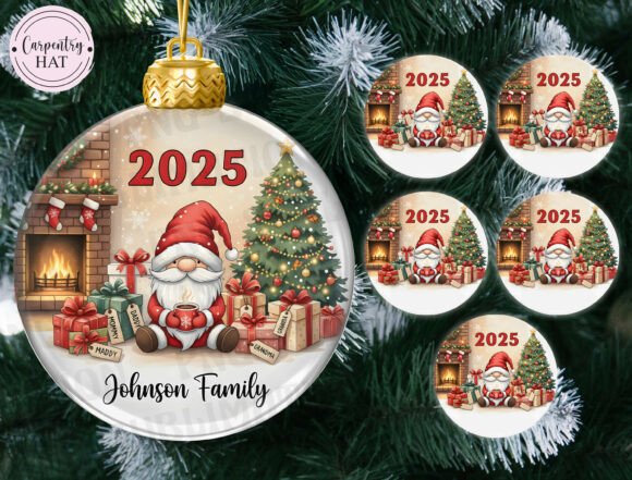 Christmas Family Ornament PNG: A Designer’s Review for Illustrations