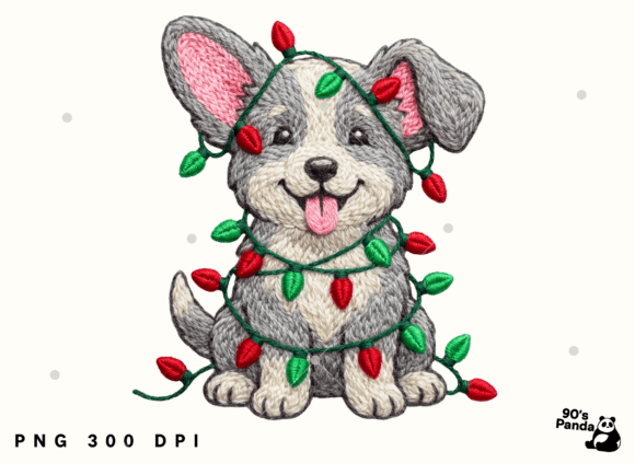 Christmas Lights Dog Crochet Png: A Brand Designer’s Review for Illustrations