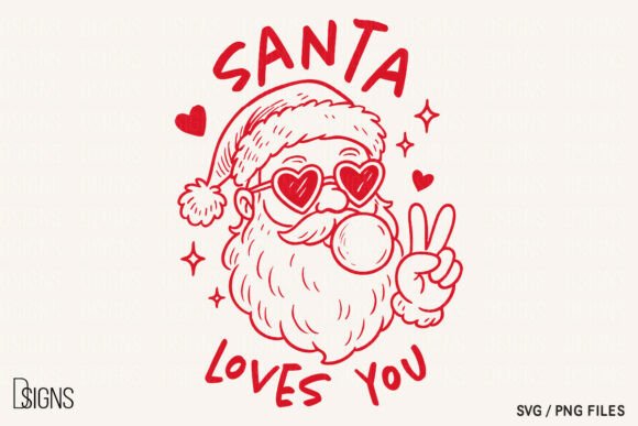 Christmas Svg Santa Loves You Line Art: A Designer’s Review for Small Business Branding and Illustrations