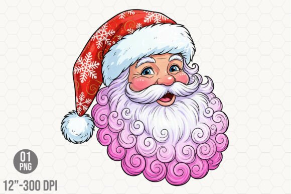 Crochet Faux Yarn Christmas Santa Png Illustrations Review