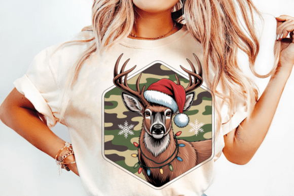 Funny Christmas Deer Hunting Camo PNG: A Brand Designer’s Review for Illustrations