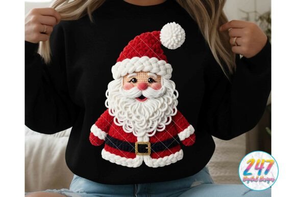 Santa Christmas Faux Yarn PNG Latch Hook Review