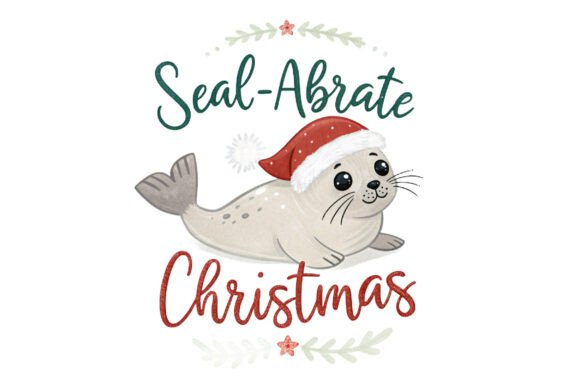 Seal -abrate Christmas PNG Review for Illustrations