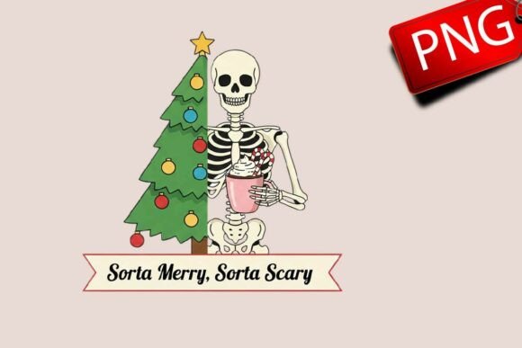 Sorta Scary Sorta Merry Christmas Png Review: A Creative Design Asset for Modern Brand Identity